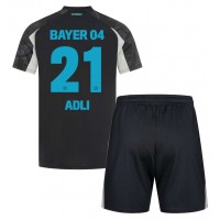 Camiseta Bayer Leverkusen Amine Adli #21 Tercera Equipación Replica 2024-25 para niños mangas cortas (+ Pantalones cortos)